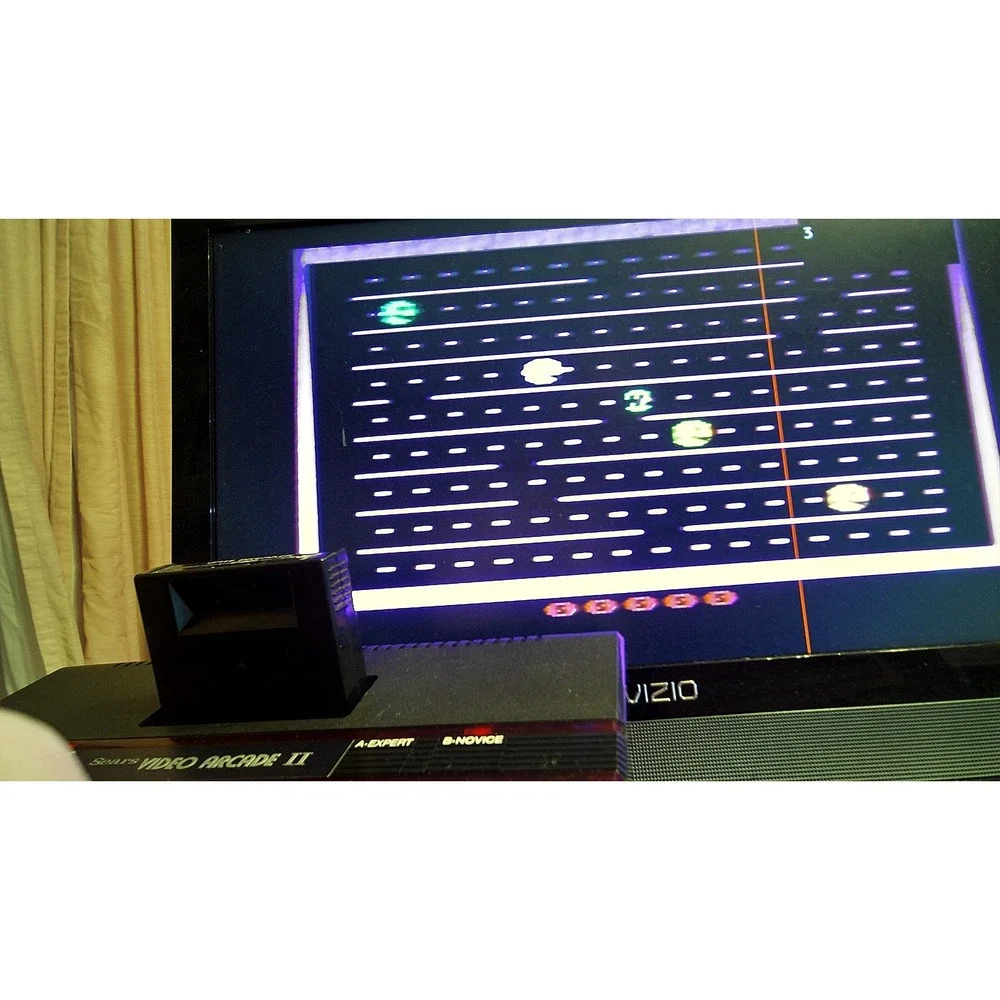 4 CCE Atari 2600 Games Star War Jaw Breaker Football Spider Fighter Brazil NTSC
